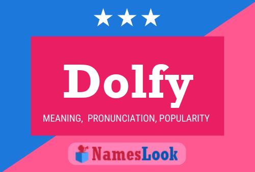 Dolfy Naam Poster