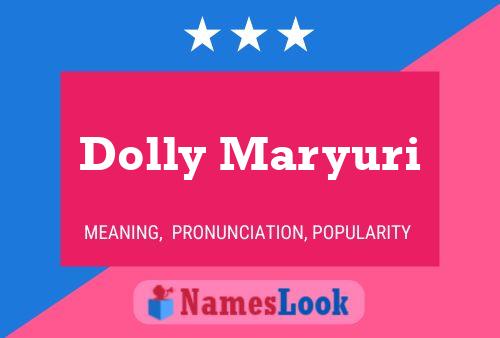 Dolly Maryuri Naam Poster