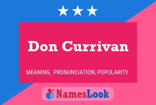 Don Currivan Naam Poster