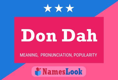 Don Dah Naam Poster