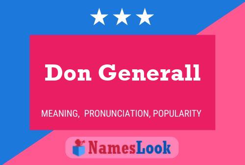 Don Generall Naam Poster