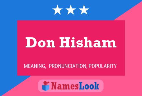 Don Hisham Naam Poster