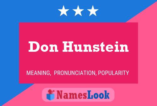 Don Hunstein Naam Poster