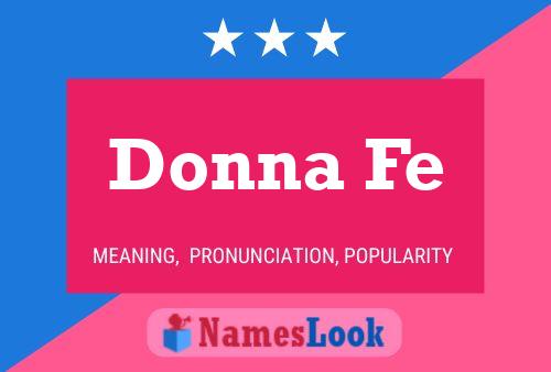 Donna Fe Naam Poster