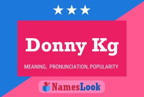 Donny Kg Naam Poster