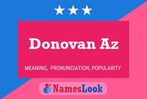 Donovan Az Naam Poster