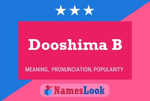 Dooshima B Naam Poster