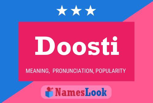 Doosti Naam Poster