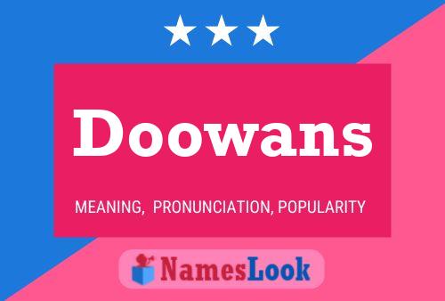 Doowans Naam Poster