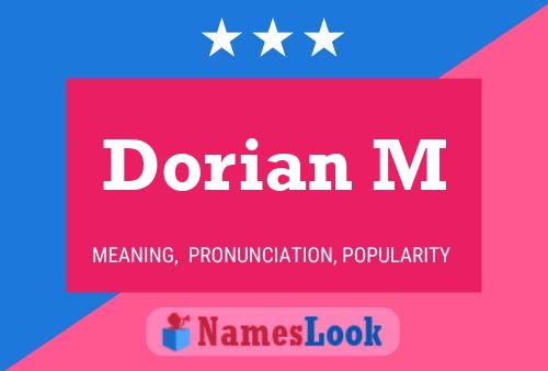 Dorian M Naam Poster