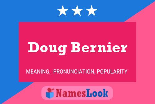 Doug Bernier Naam Poster