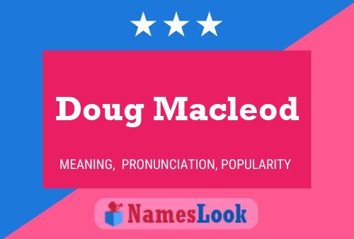 Doug Macleod Naam Poster