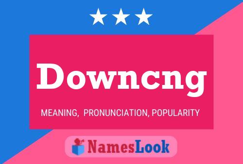 Downcng Naam Poster