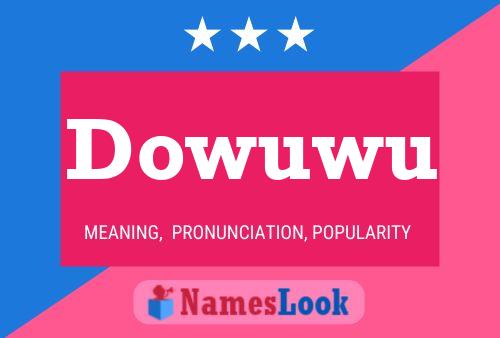 Dowuwu Naam Poster