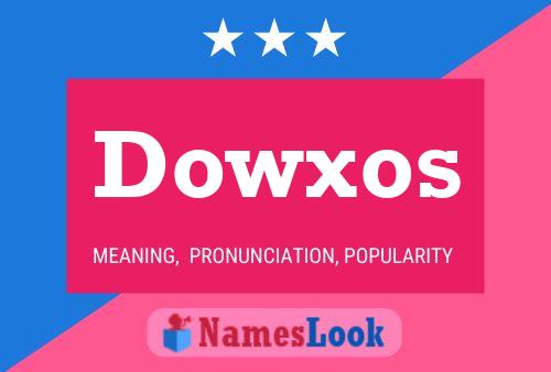 Dowxos Naam Poster