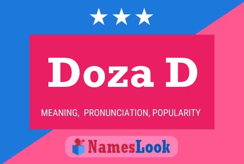 Doza D Naam Poster