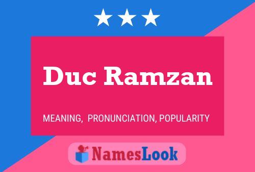 Duc Ramzan Naam Poster