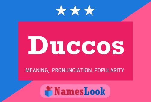 Duccos Naam Poster