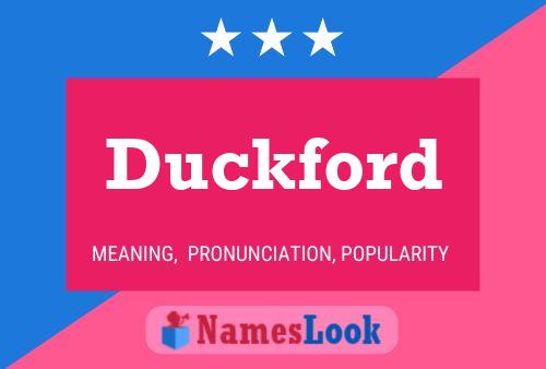 Duckford Naam Poster