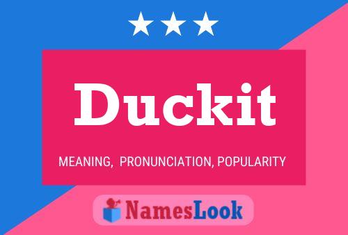 Duckit Naam Poster