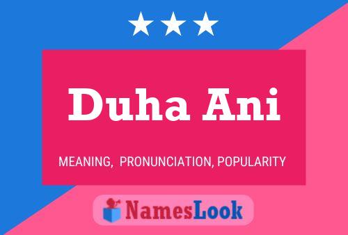 Duha Ani Naam Poster