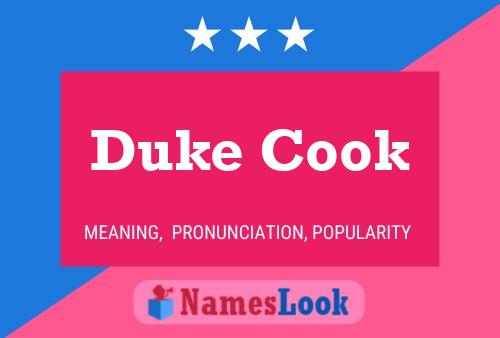 Duke Cook Naam Poster