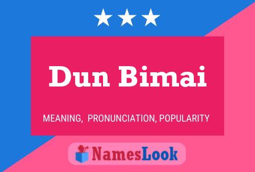 Dun Bimai Naam Poster