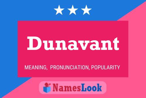 Dunavant Naam Poster