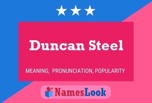 Duncan Steel Naam Poster