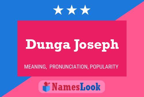 Dunga Joseph Naam Poster