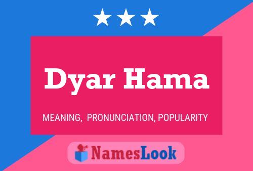 Dyar Hama Naam Poster