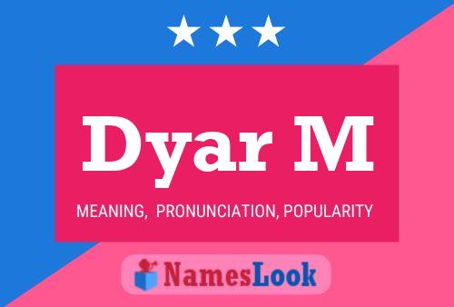 Dyar M Naam Poster