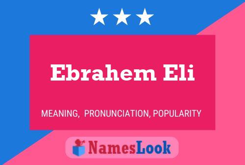 Ebrahem Eli Naam Poster