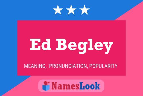 Ed Begley Naam Poster