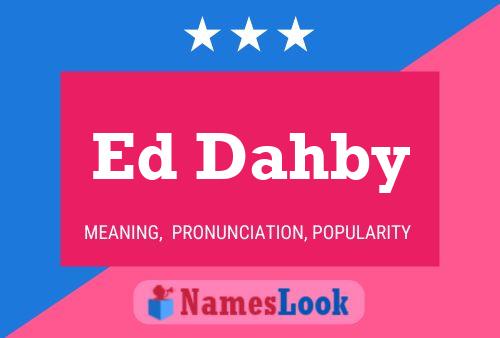 Ed Dahby Naam Poster