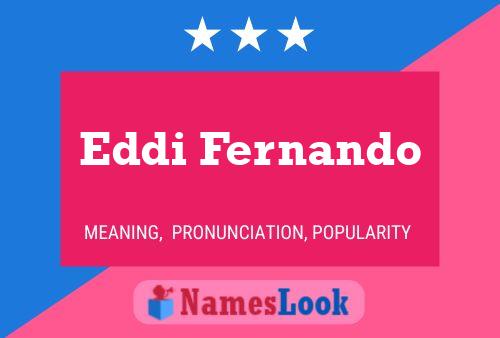 Eddi Fernando Naam Poster