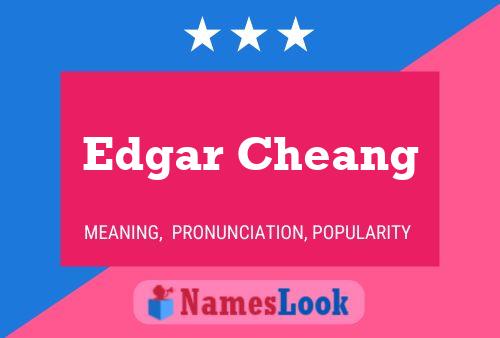 Edgar Cheang Naam Poster