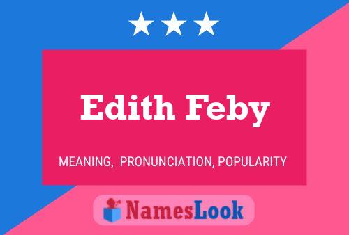 Edith Feby Naam Poster