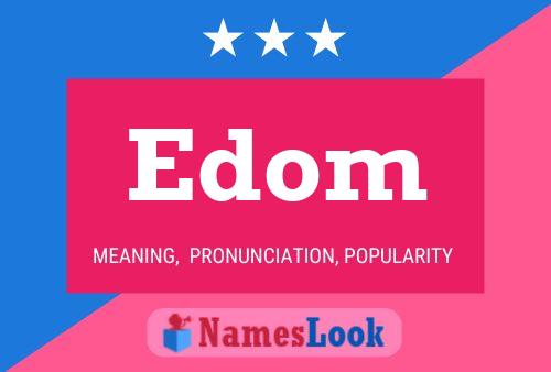 Edom Naam Poster