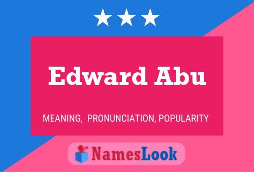 Edward Abu Naam Poster