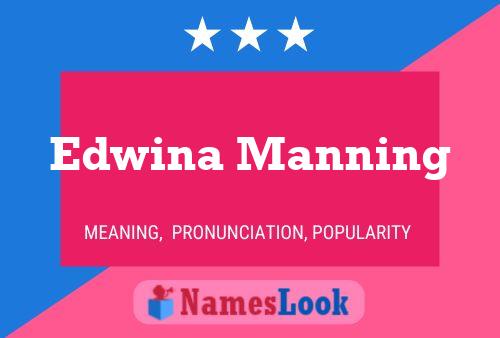 Edwina Manning Naam Poster