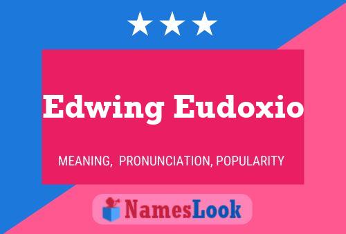 Edwing Eudoxio Naam Poster