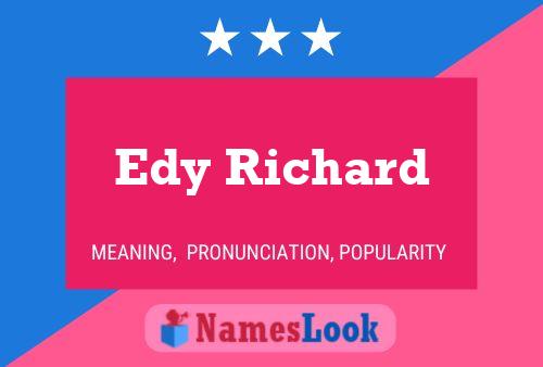 Edy Richard Naam Poster