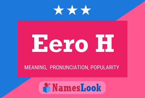 Eero H Naam Poster