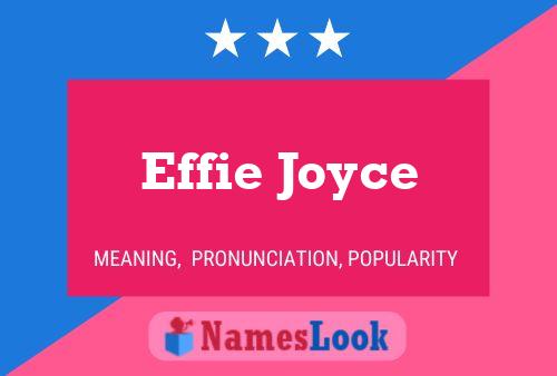 Effie Joyce Naam Poster