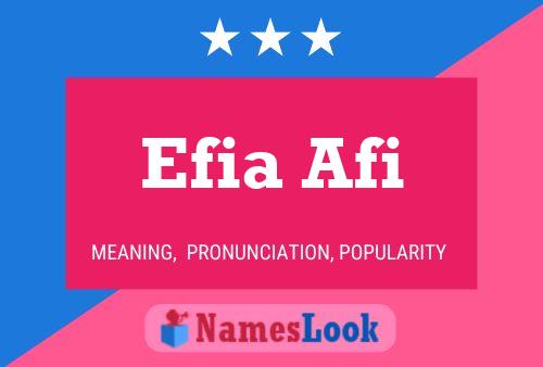 Efia Afi Naam Poster