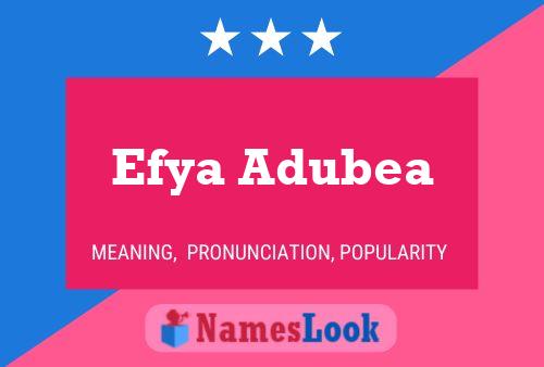 Efya Adubea Naam Poster