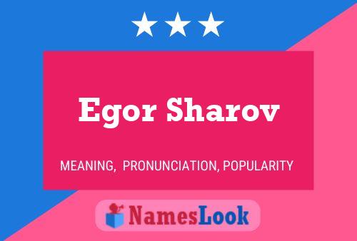 Egor Sharov Naam Poster