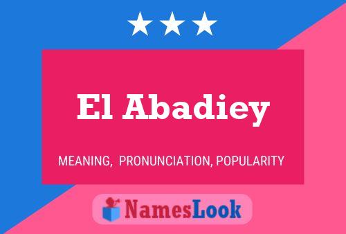 El Abadiey Naam Poster