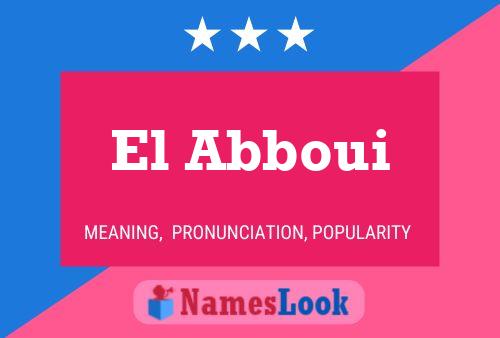 El Abboui Naam Poster